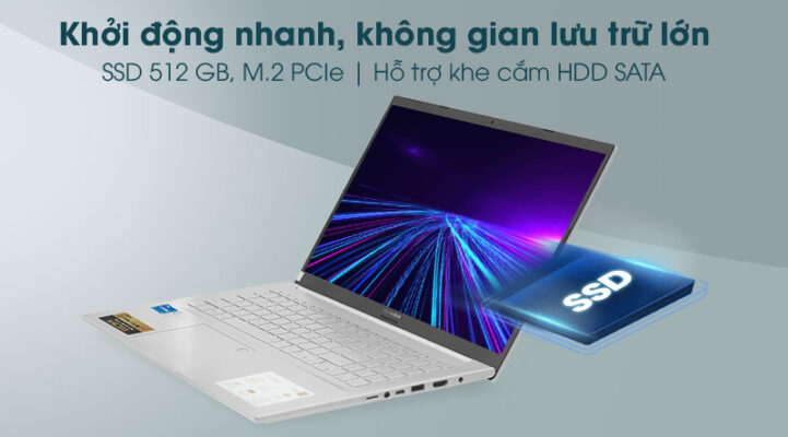 Laptop Asus Vivobook A515 Like New i5 1135G7/8GB/512GB SSD/Màn 15.6 FHD/Win10 17 asus vivobook a515ep i5 bq194t 185221 085217